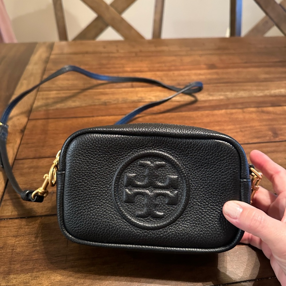 Tory Burch Black Leather Crossbody Bag